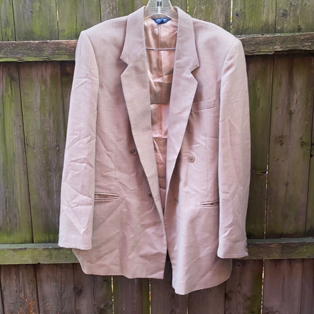 John Henry tan blazer sz. 42 Long